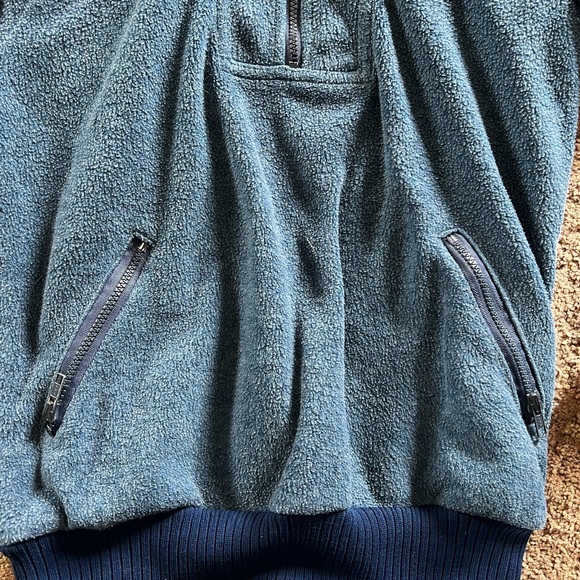 Vintage 70’s Patagonia Blue Fleece Half Zip Pullover - Picture 6 of 6